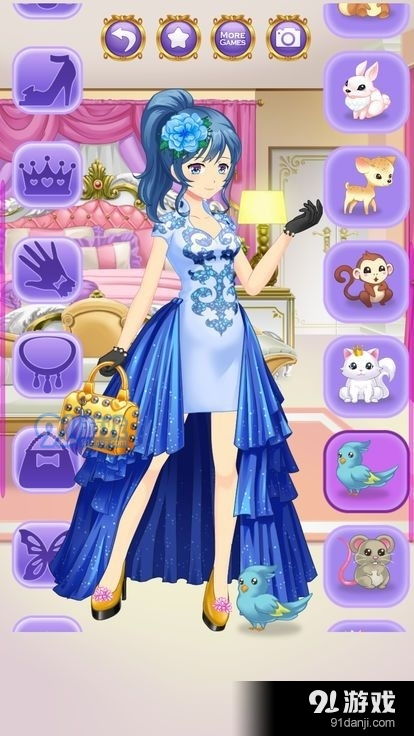 粉彩女孩换装游戏下载 
